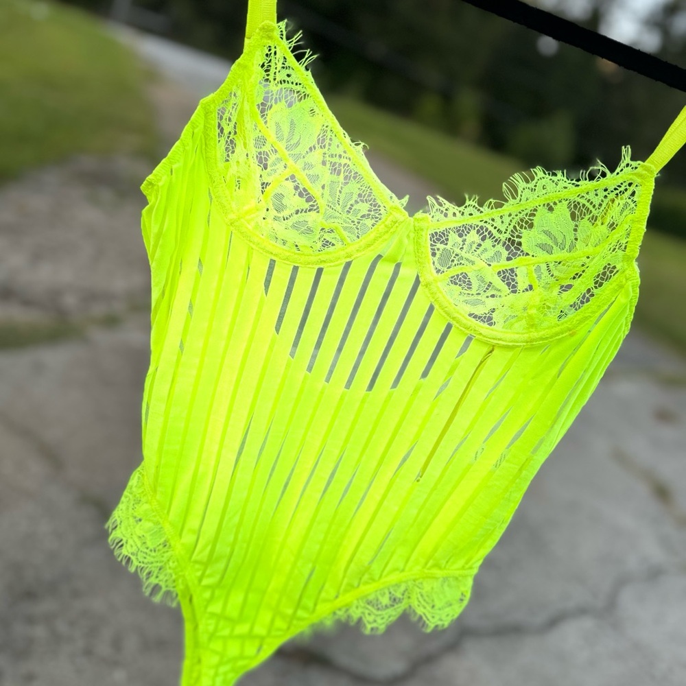 Neon Lace Bodysuit